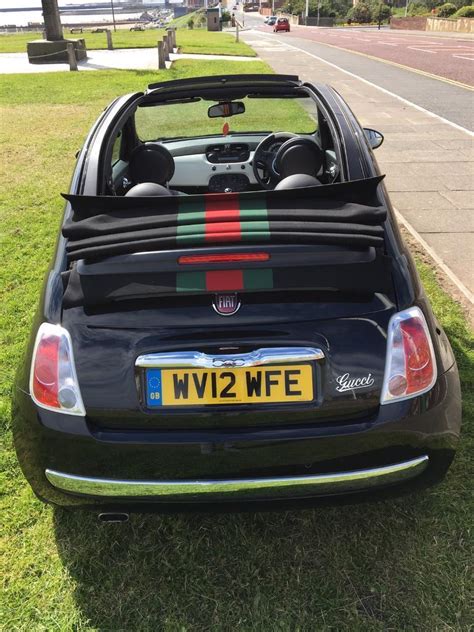 fiat 500 gucci convertible for sale|fiat 500 gucci edition black.